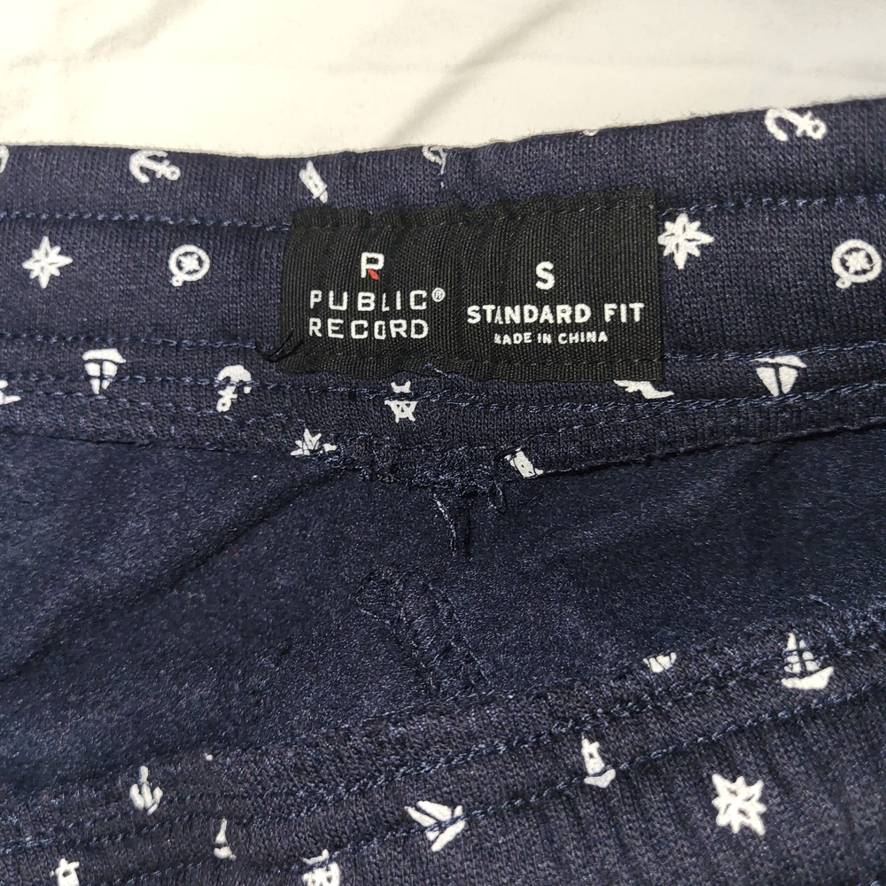 Nautical Navy Men's Board Shorts - Picture 2 of 2